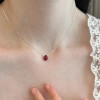 New water drop pendant necklace for women, simple and high-end clavicle chain, niche design, versatile and exquisite neck necklace accessories