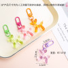 Mini internet celebrity transparent balloon dog pendant colorful cartoon puppy keychain mobile phone chain female bag diy pendant