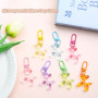 Mini internet celebrity transparent balloon dog pendant colorful cartoon puppy keychain mobile phone chain female bag diy pendant
