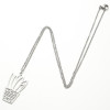 INS simple light luxury style stainless steel small fresh plant cactus potted sweater necklace autumn and winter clavicle chain