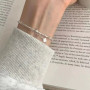 Niche high-end temperament trendy personality fashion broken silver star bracelet unique design exquisite hand jewelry for women