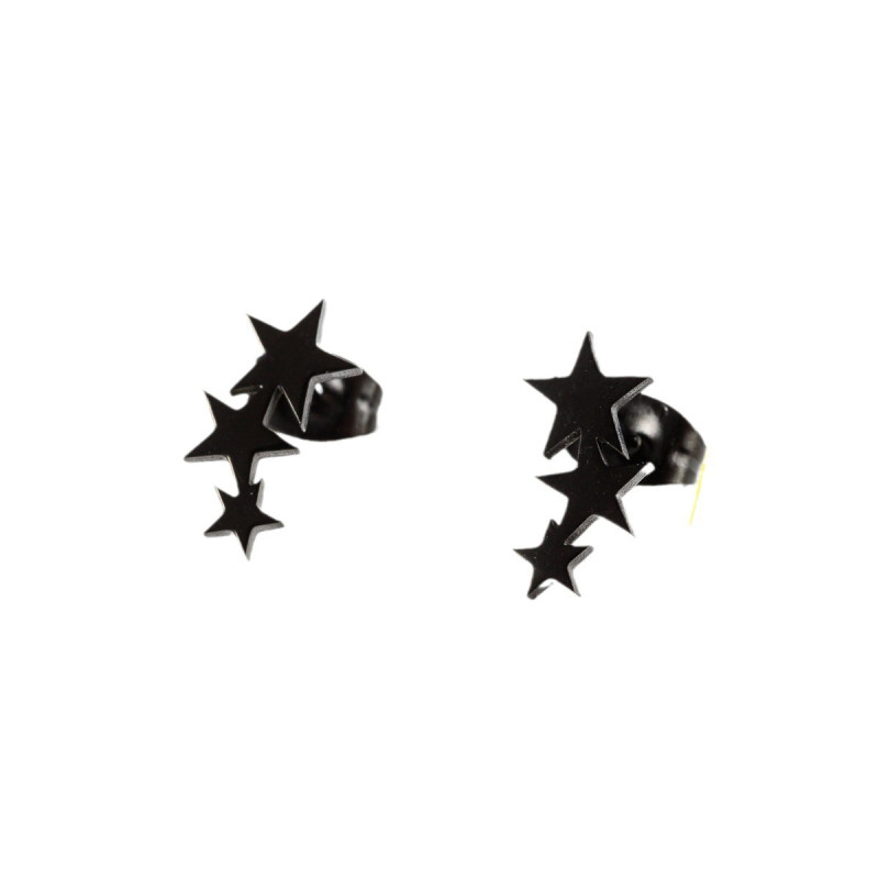 Cross-border stainless steel earrings ins fashion geometric simple five-pointed star earrings mini earrings wholesale