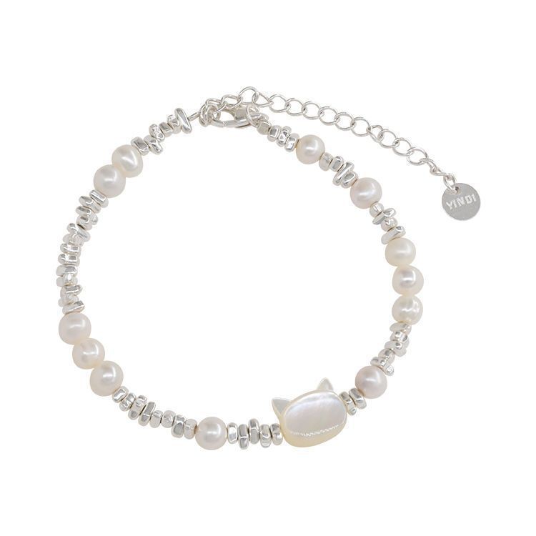 Sweet Fritillaria Cat Bracelet Women's Light Luxury Niche Design Hand Accessories Simple Best Friend