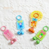 New Year double-sided blessing word plate key pendant diy text richness peace happiness spring ring bell pendant