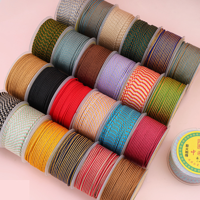2-2.5mm nylon Ruyi rope nylon thread hand rope diy hand-woven jewelry pendant necklace bracelet braided rope