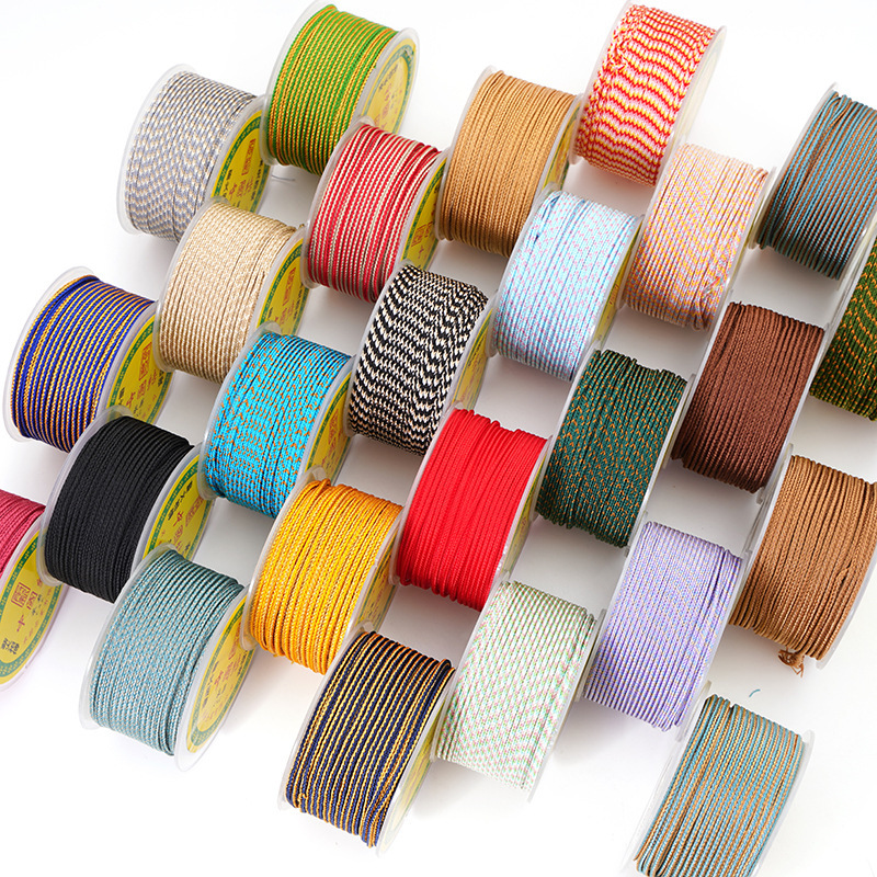 2-2.5mm nylon Ruyi rope nylon thread hand rope diy hand-woven jewelry pendant necklace bracelet braided rope