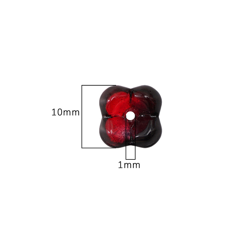 Glass Gradient Fat Osmanthus Beads Tori Loose Beads DIY Handmade Beading Material Bracelet Necklace Jewelry Accessories