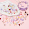 Glass Gradient Fat Osmanthus Beads Tori Loose Beads DIY Handmade Beading Material Bracelet Necklace Jewelry Accessories