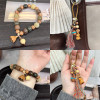 Guofeng Wenwan Gourd Ping'an Fu Wooden Beads Handmade DIY Hand Beads Pendant Mobile Phone Chain Material Loose Beads Accessories