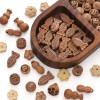 Guofeng Wenwan Gourd Ping'an Fu Wooden Beads Handmade DIY Hand Beads Pendant Mobile Phone Chain Material Loose Beads Accessories
