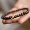 Natural Brunei old material agarwood beads millet men and women 4mm + original single circle toy bracelet bracelet couple