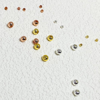 DIY American 14K18K gold injection GF gold beads gold bean beads positioning beads separated beads loose beads accessories rice beads beads