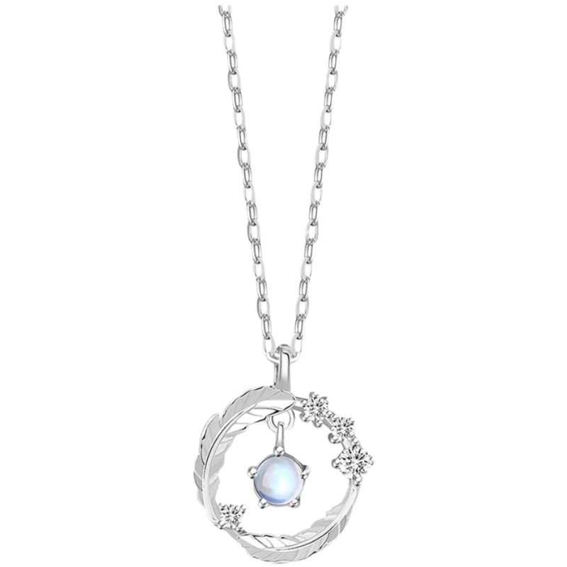 [Cute Necklace] Double-layer Butterfly Ring of Thorns Necklace for Couples Ins Light Luxurious Niche Design