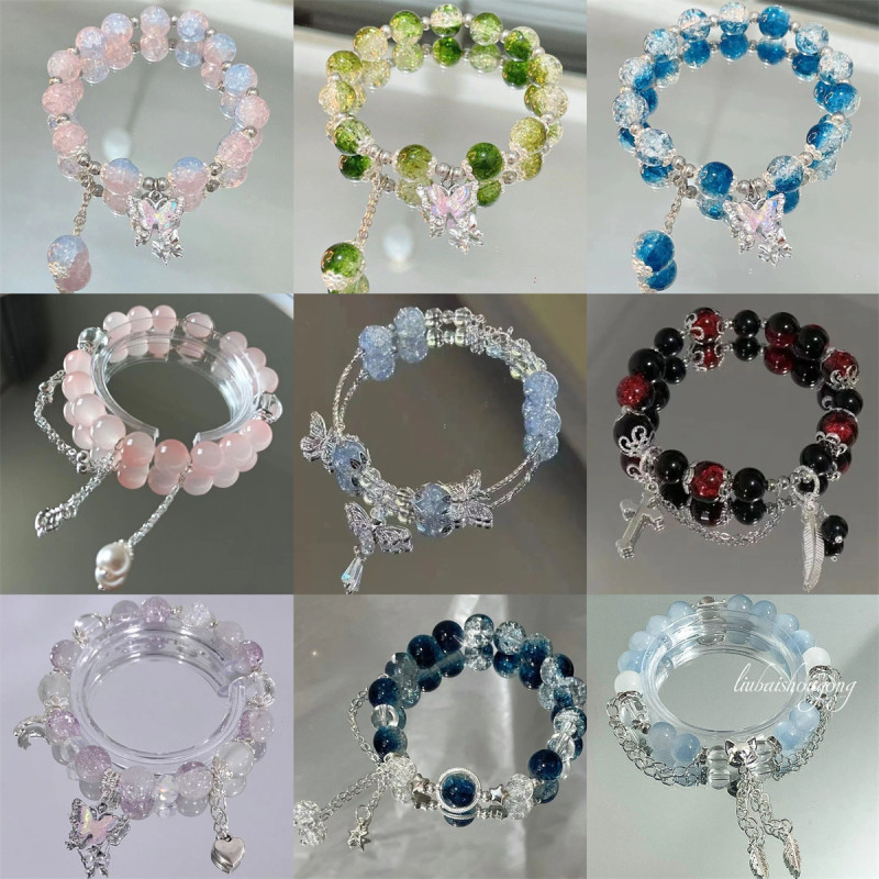 [Explosive Bead Bracelet] Cheng Shishi Bracelet diy same style impression bracelet niche temperament high-end national style beads