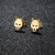 2024 new stainless steel wolf earrings for men and women foreign trade cross-border versatile sweet and cool style earrings factory direct sales