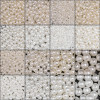 ABS hole imitation pearl loose beads diy handmade beads jewelry accessories homemade bracelet bracelet necklace material