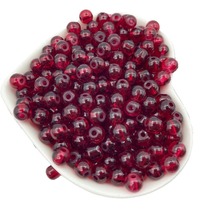 4mm6mm glass beads beads loose batch crystal bracelet with beads beads loose beads glass beads diy handmade jewelry beads