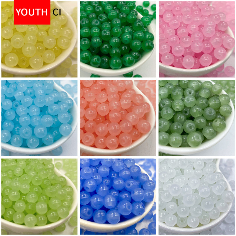 4mm6mm glass beads beads loose batch crystal bracelet with beads beads loose beads glass beads diy handmade jewelry beads