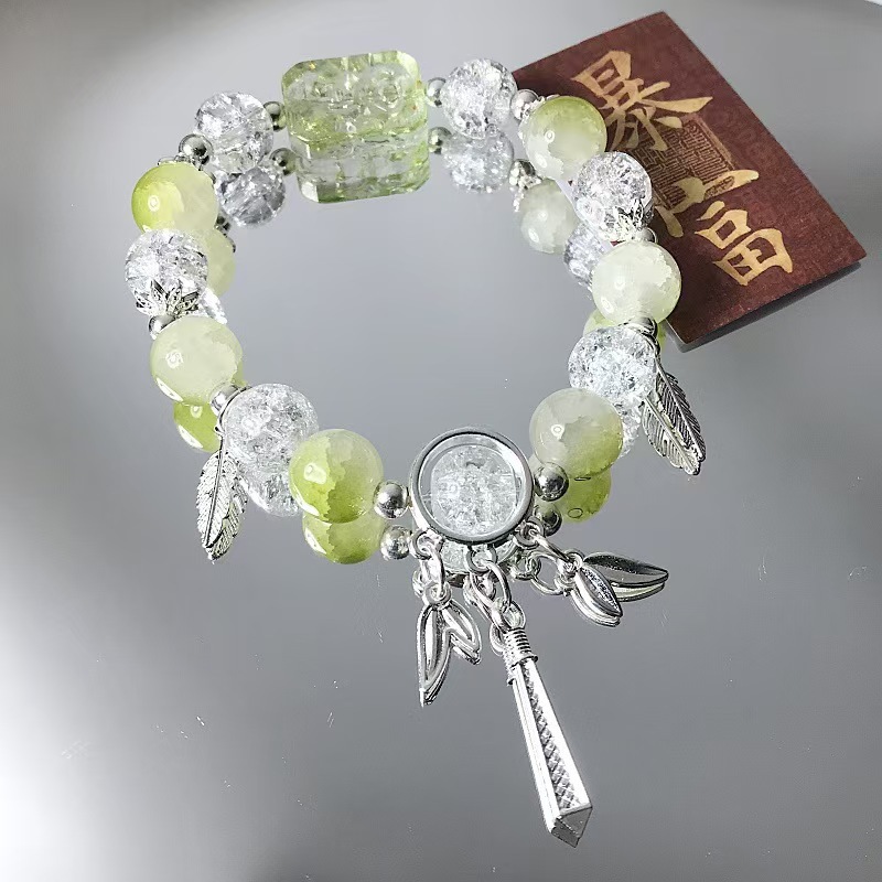 New butterfly bracelet summer women's high-end niche design forest style sweet new Chinese style bracelet