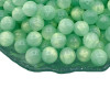 Resin flow gilt beads hand-beaded diy bracelet jewelry loose beads straight hole round bead jewelry material accessories