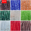 32 faceted crystal glass beads DIY jewelry accessories beads loose beads earth beads bracelet with beads crystal beads