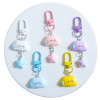 Cartoon funny speechless clouds and stars keychain pendant cute girl heart bag pendant couple best friend gift