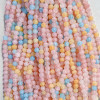 Water-dyed jade broken imitation jade round beads multi-color national style jade loose bead necklace hand string beads accessories DIY jewelry materials