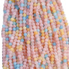 Water-dyed jade broken imitation jade round beads multi-color national style jade loose bead necklace hand string beads accessories DIY jewelry materials