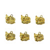 DIY ancient sand gold dumb gold jewelry accessories drip oil rich accessories national style beads beads bracelet pendant pendant