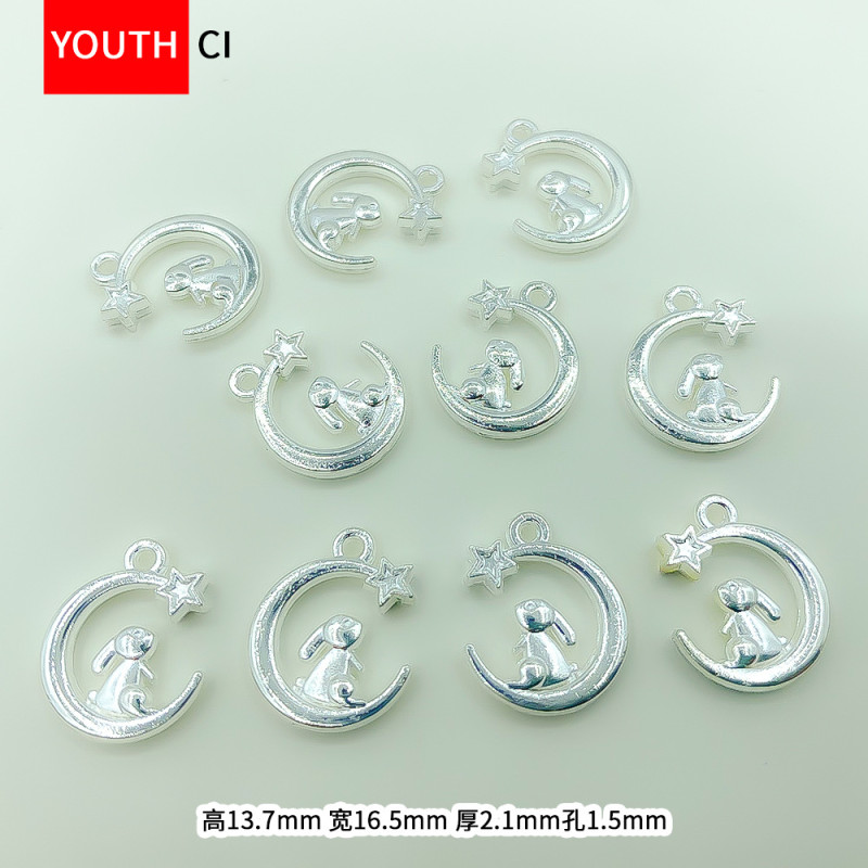 Mixed weighing bead pendant bead pendant jewelry accessories diy handmade beads bracelet alloy jewelry material