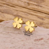Amazon New Stainless Steel Love Earrings INS Fashion Irregular Heart South American Glossy Earrings Wholesale