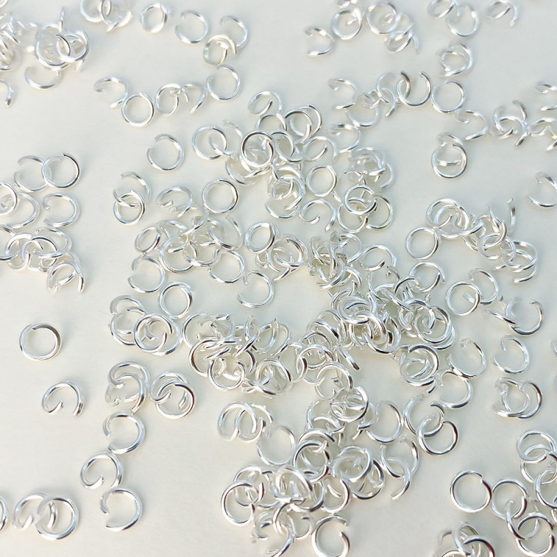 Jewelry pendant open ring connecting piece handmade accessories material connecting ring iron ring accessories bracelet necklace closed ring