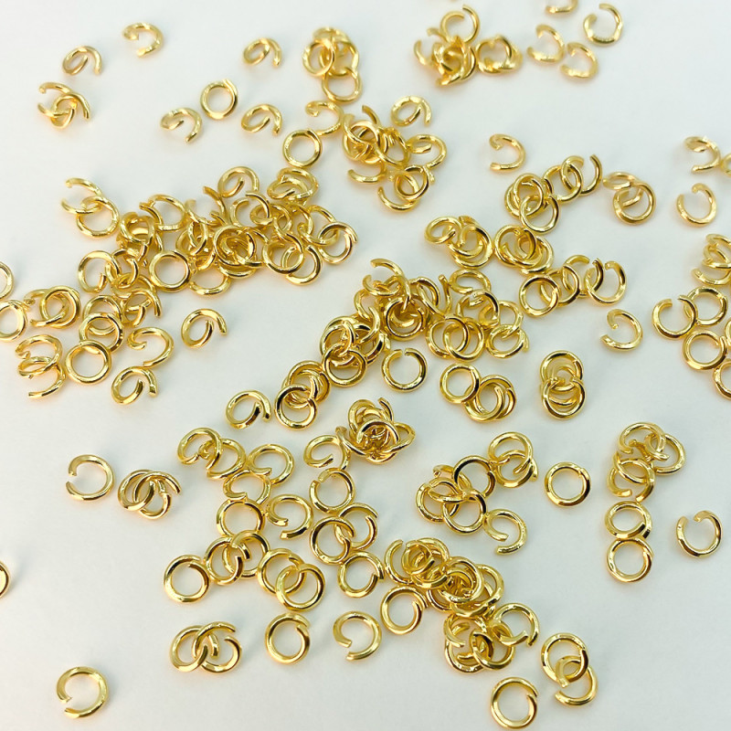 Jewelry pendant open ring connecting piece handmade accessories material connecting ring iron ring accessories bracelet necklace closed ring