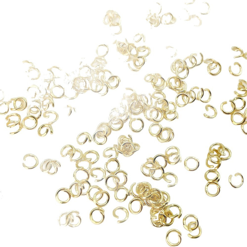 Jewelry pendant open ring connecting piece handmade accessories material connecting ring iron ring accessories bracelet necklace closed ring