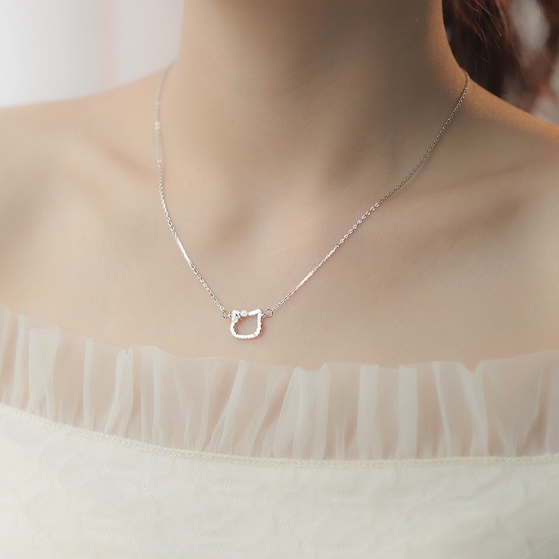 Necklace wholesale, night market stall, non-fading, student party jewelry, versatile, niche design, exquisite and beautiful