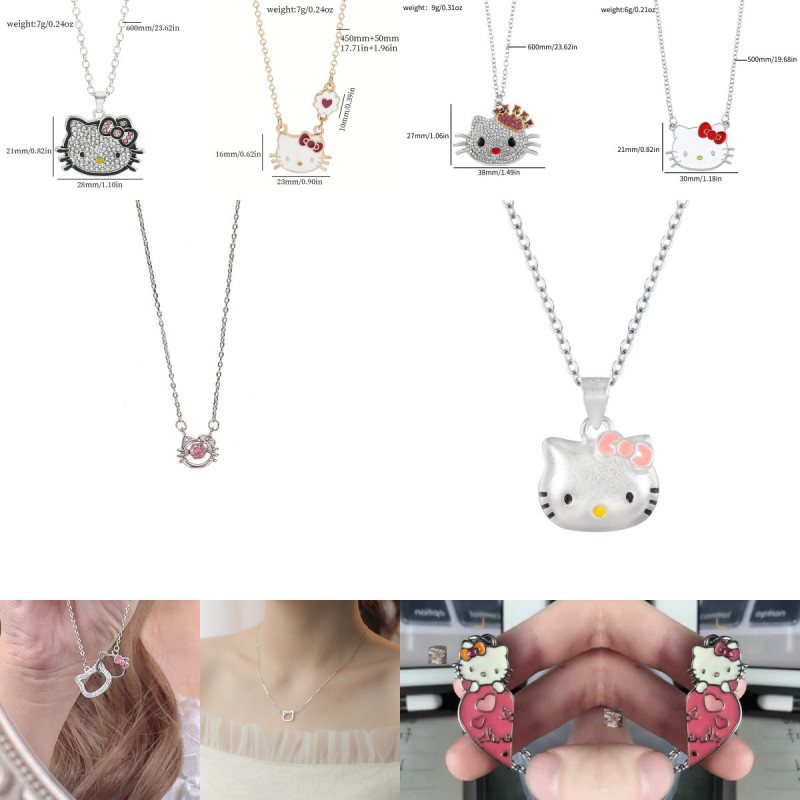 Necklace wholesale, night market stall, non-fading, student party jewelry, versatile, niche design, exquisite and beautiful