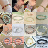 [Susu] Sunny Water String Green Bracelet Women's Bracelet Stacked High-end Feeling Rain Sunny Niche Light Luxury