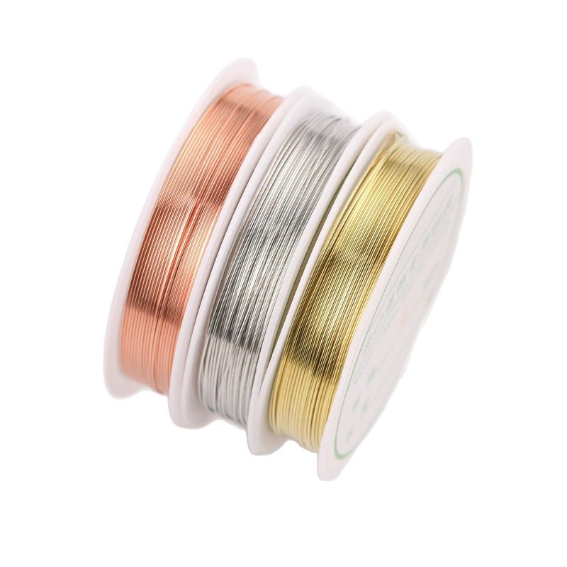 0.2-1.0mm copper wire jewelry wire diy beading tool accessories winding bead lead copper wire material jewelry