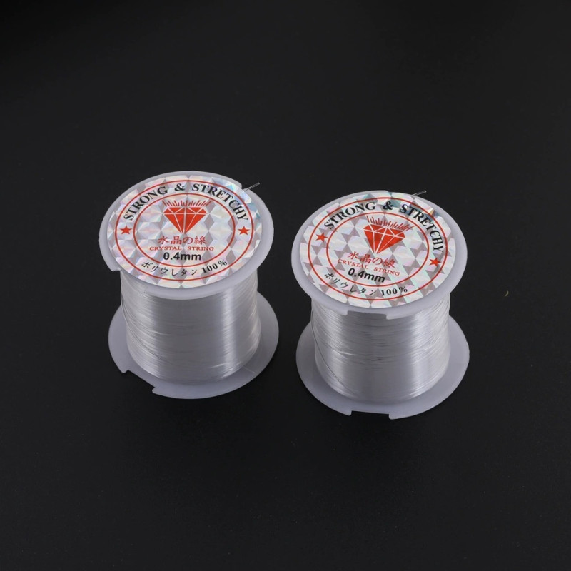 0.15-0.8mm crystal fishing line diy beading material transparent nylon non-elastic jewelry accessories wholesale bracelets