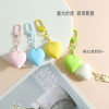 Three-dimensional love encounter peach heart keychain Japanese and Korean style mobile phone case pendant sweet girl diy accessories wholesale