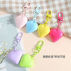 Three-dimensional love encounter peach heart keychain Japanese and Korean style mobile phone case pendant sweet girl diy accessories wholesale