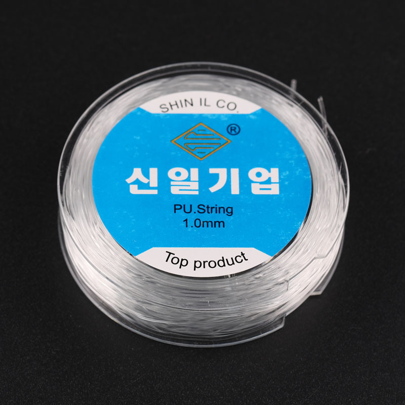 0.5-1mm Korean crystal transparent elastic thread diy handmade wear-resistant beading thread accessories cord jewelry material thread