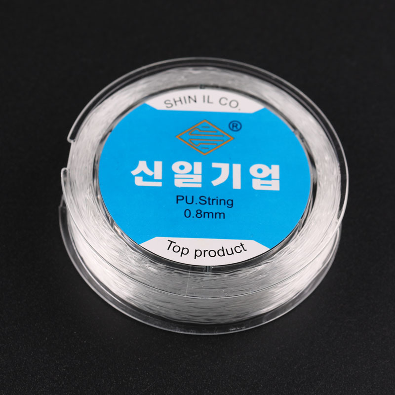 0.5-1mm Korean crystal transparent elastic thread diy handmade wear-resistant beading thread accessories cord jewelry material thread