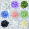 4mm 6mm glass imitation jade beads loose beads colored glass beads bracelet necklace DIY beads spacer material wholesale