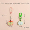 Cute sliced ​​apple slice door buckle mobile phone chain handmade DIY keychain school bag gift jewelry pendant wholesale