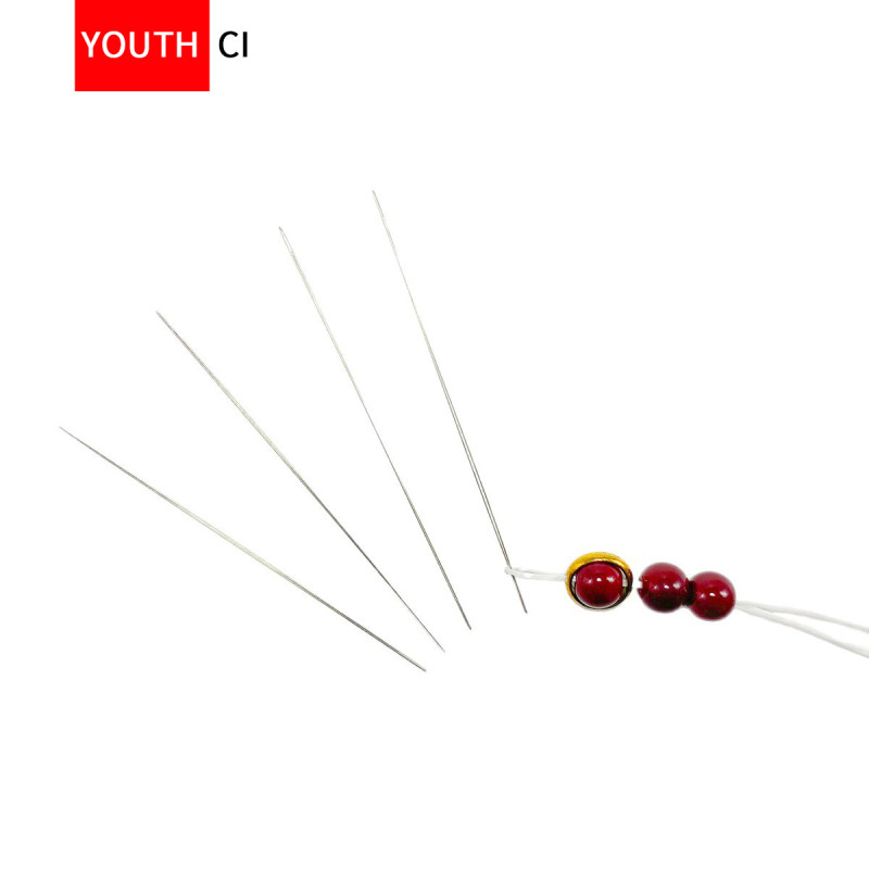 0.1mm ultra-fine stainless steel open needle beading needle beading needle handmade diy jewelry tools bracelet jewelry accessories