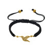 Fashionable Hollow Retro Pattern Stainless Steel Cut Bird Dove Pendant Bracelet Animal Hand Jewelry Wholesale