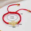Cross-border new product bracelet jewelry ins simple feminine temperament niche design stainless steel cut bee pendant