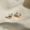 Earrings for women French high-end temperament earrings niche design earrings retro light luxury earrings wholesale without pierced ears