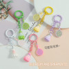 Macaron simulation badminton handmade diy mobile phone chain keychain sports souvenirs jewelry accessories wholesale